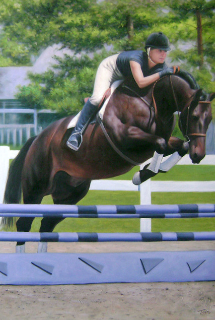 realistic painting on canvas