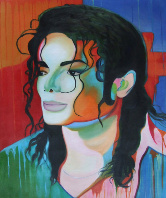 dipinti foto Michael Jackson