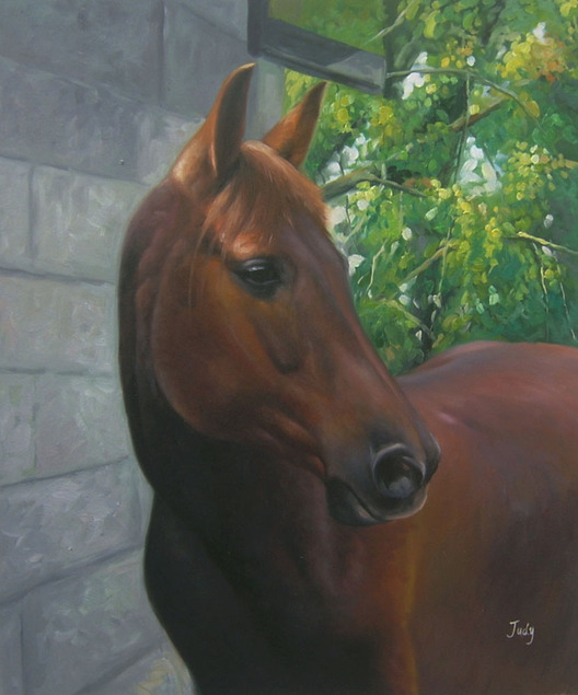 mon cheval que la peinture à l'huile