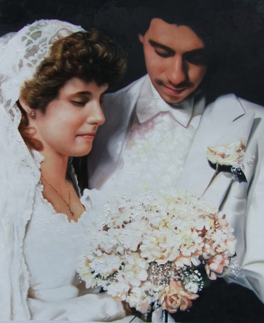 wedding painter vintage style custom