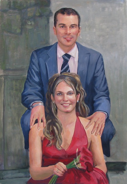 Couple en peinture