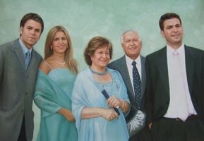 regalos autentico para la familia, arte de foto a pintura