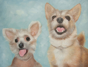 Tableau de chiens