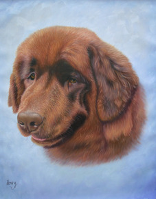 hond het schilderen
