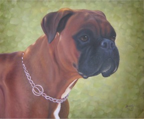 pittura cane