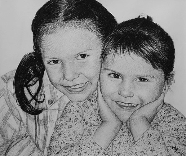 sisters portrait
