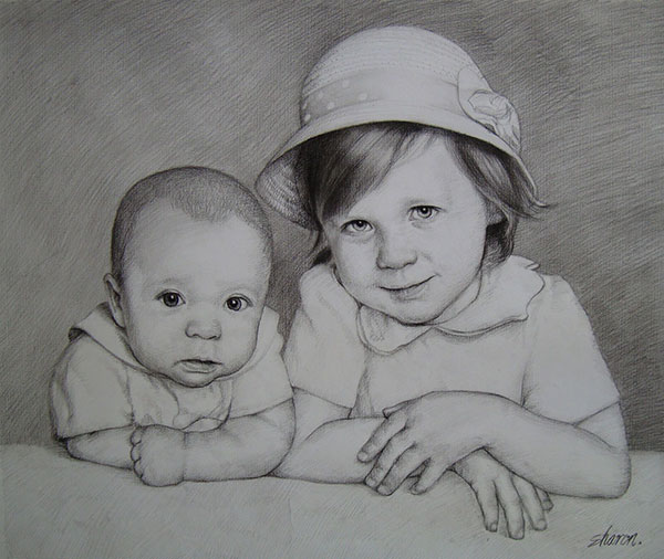 charcoal art vintage