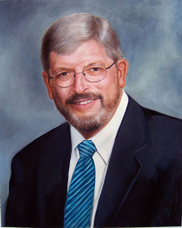 oil portrait of a man