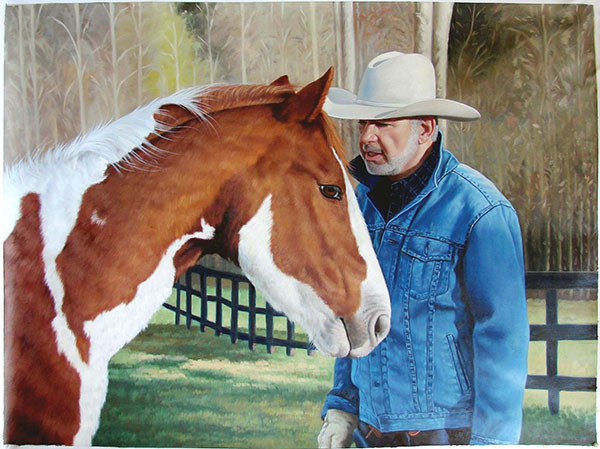 oil painting from photo