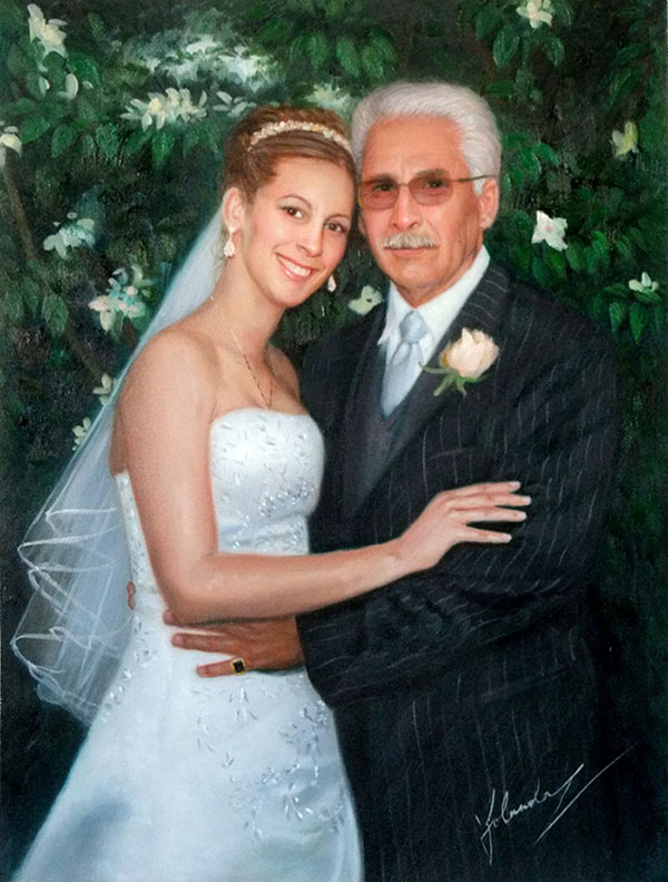 photo as oil painting
