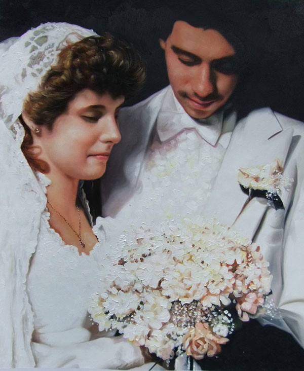 wedding painter vintage style custom