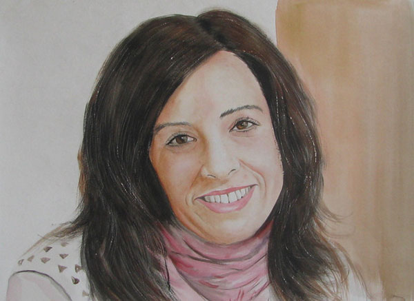 arte personalizado en acuarela, de foto a pintura