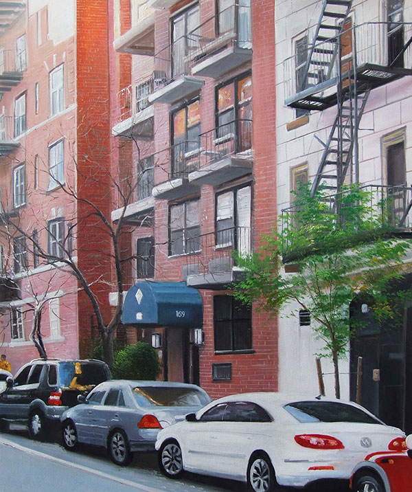 custom street painting on canvas
