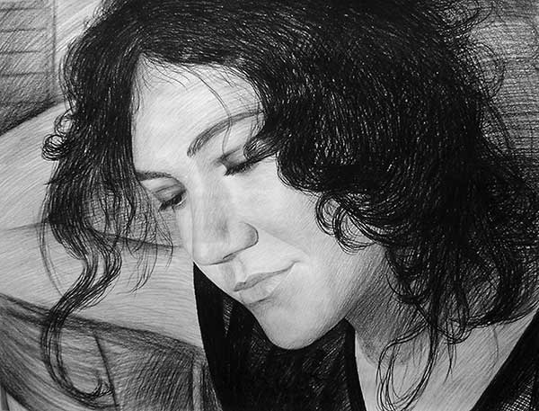 retratos a carboncillo