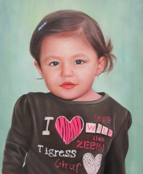 portrait visage enfant
