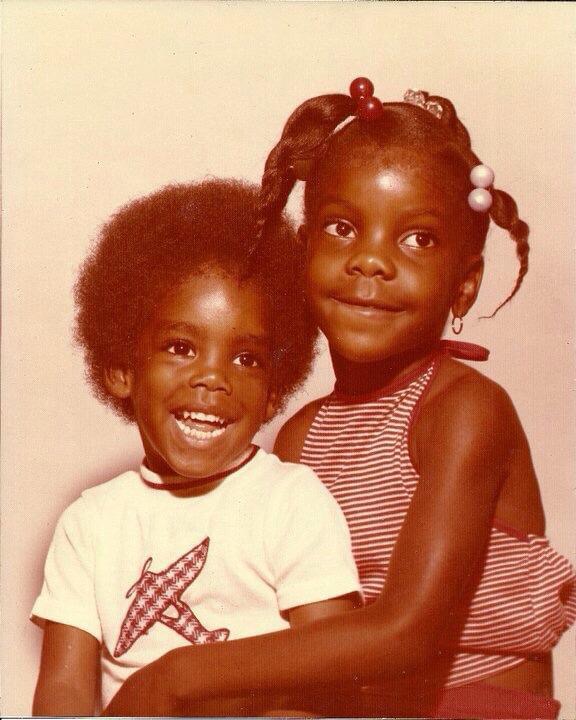 Gorgeous handmade portrait of two siblings in oil