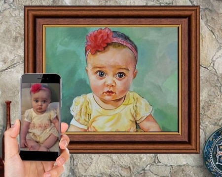 Custom Child Portrait Paint Your Life