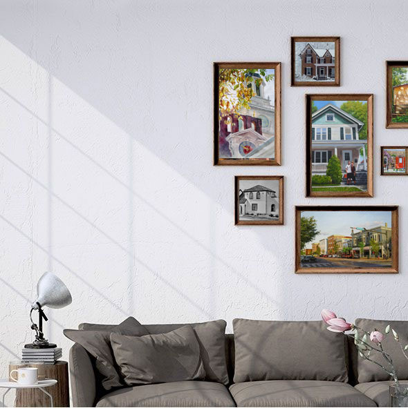 Painting Of My House From a Picture