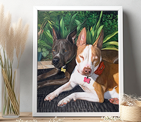 Personalized hotsell dog paintings