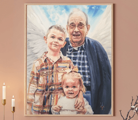 Portraits to Remember Lost Loved Ones PaintYourLife