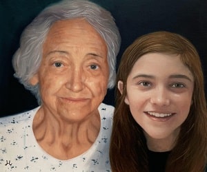 Grandparents Oil Paintings