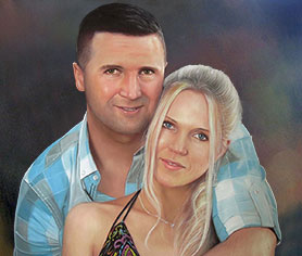 blue-bronze background